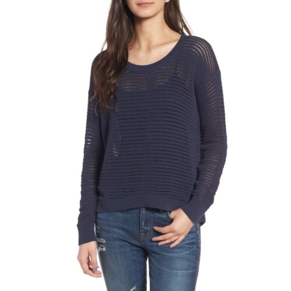 Madewell Sweaters - MADEWELL Northshore Pullover Sweater Navy {N42}